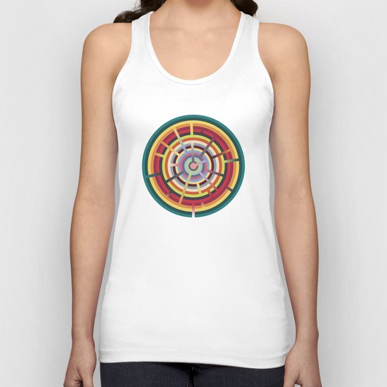 Lost in color Unisex Tank Top