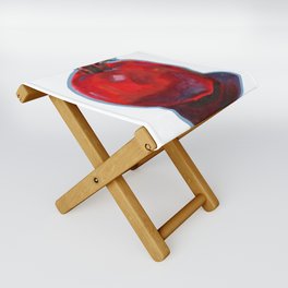 One tomato (oil painted) Folding Stool