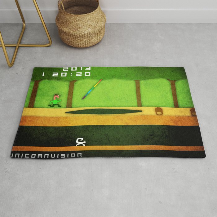 Pitfall Unicorn Rug