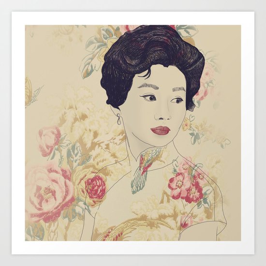 Mrs. Chan Art Print