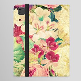 Vintage Flowers iPad Folio Case