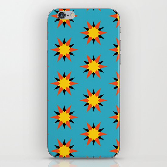 Retro Starburst iPhone & iPod Skin