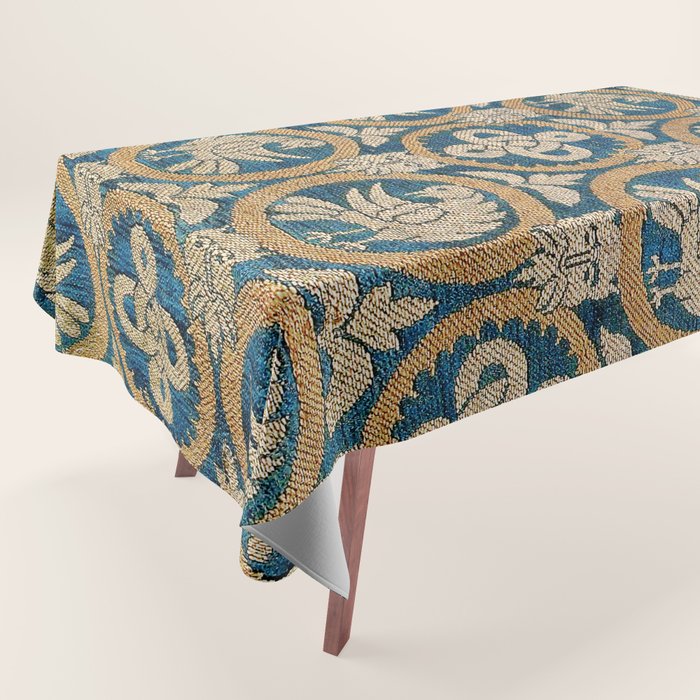 18th Century Spanish Textile Print Tablecloth by Vicky BragoMitchell