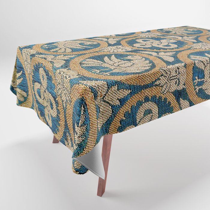 18th Century Spanish Textile Print Tablecloth by Vicky BragoMitchell® Society6