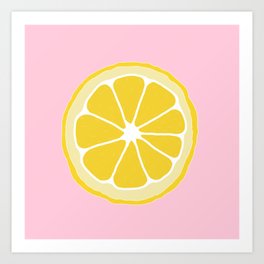 Lemon Art Print