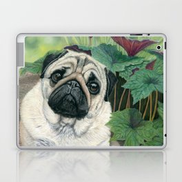 Pug And Toy Bunny Laptop & iPad Skin