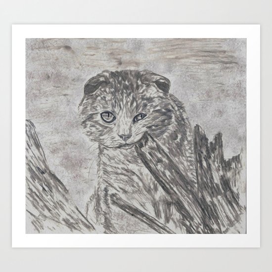 bored Art Print