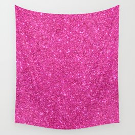 pink glitter fairytale Wall Tapestry