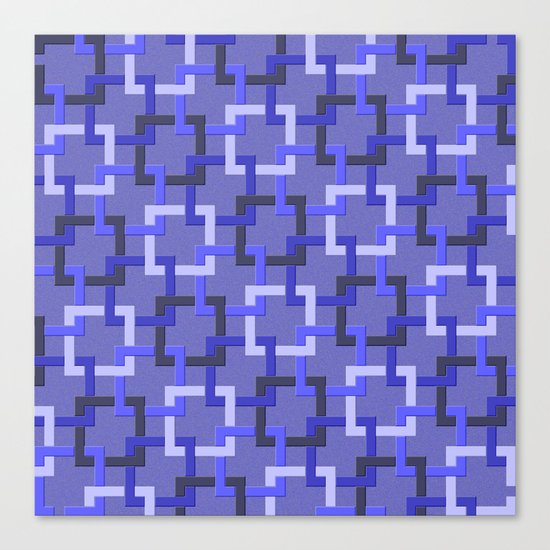 Linked Squares Canvas Print