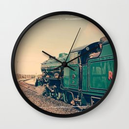 Mini Steam Train  Wall Clock