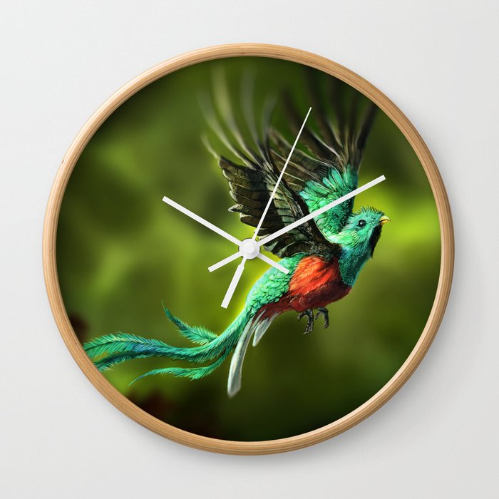 Resplendent Quetzal Wall Clock
