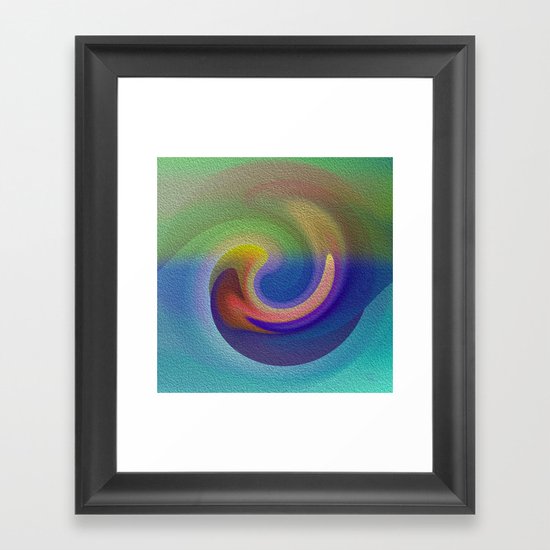 Ocean Wave Number Three Framed Art Print
