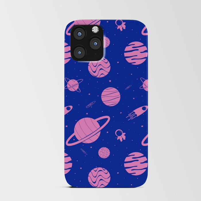 pinky planet(blue) iPhone Card Case