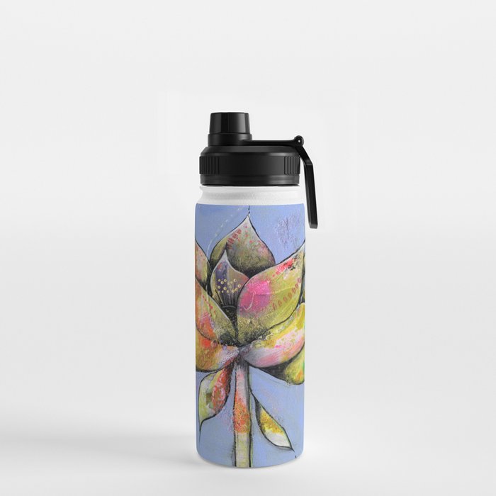 Lotus Florescent Water Bottle