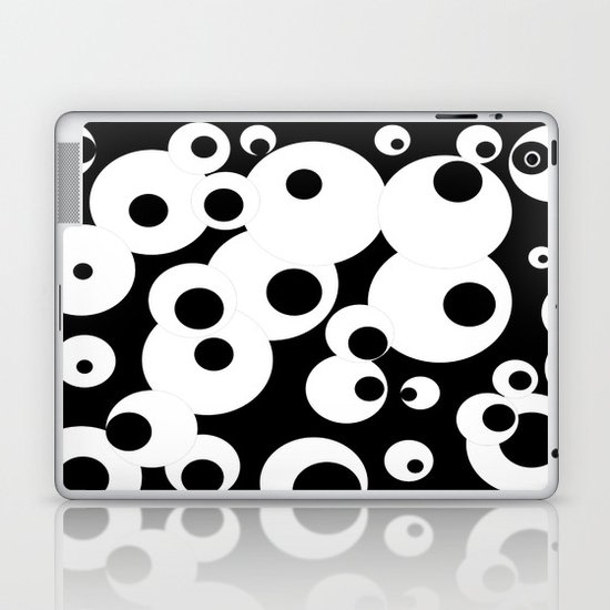 Black & White Laptop & iPad Skin
