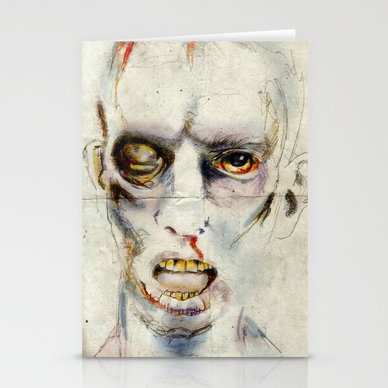 Zombie Stationery Cards