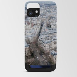 Paris aerial view iPhone Card Case