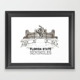 FSU Print *NEW Lettering* Framed Art Print