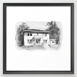 House Framed Art Print