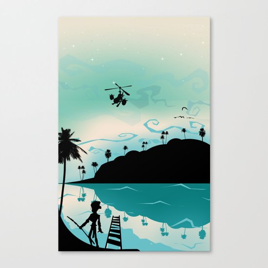 Island discovery Canvas Print