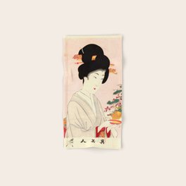 Bride and Nuptial Sake (Toyohara Chikanobu) Hand & Bath Towel