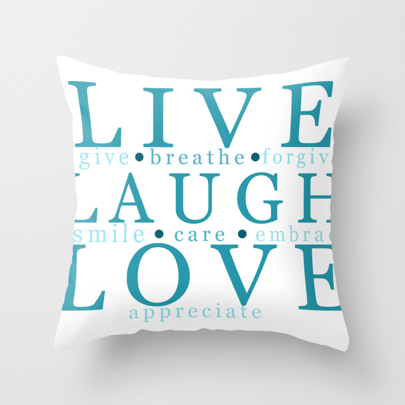 Live Laugh Love Throw Pillow By Takeadeepbreath Society6