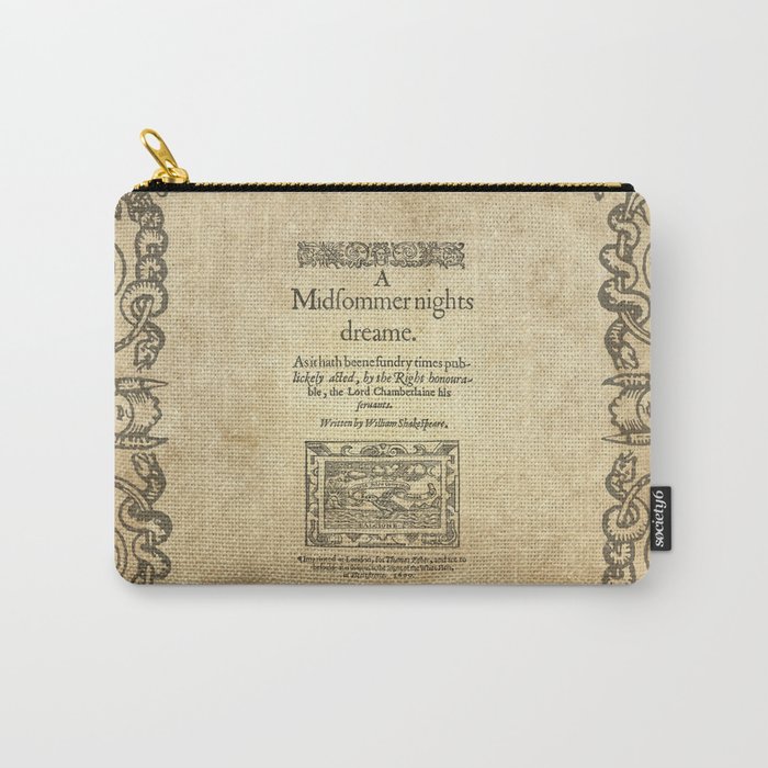 Shakespeare. A midsummer night's dream, 1600 Carry-All Pouch