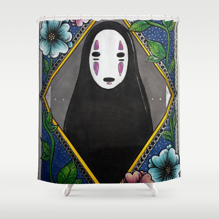 No Face Shower Curtain