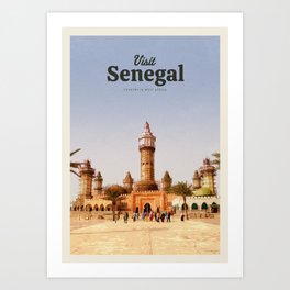 Visit Senegal Art Print