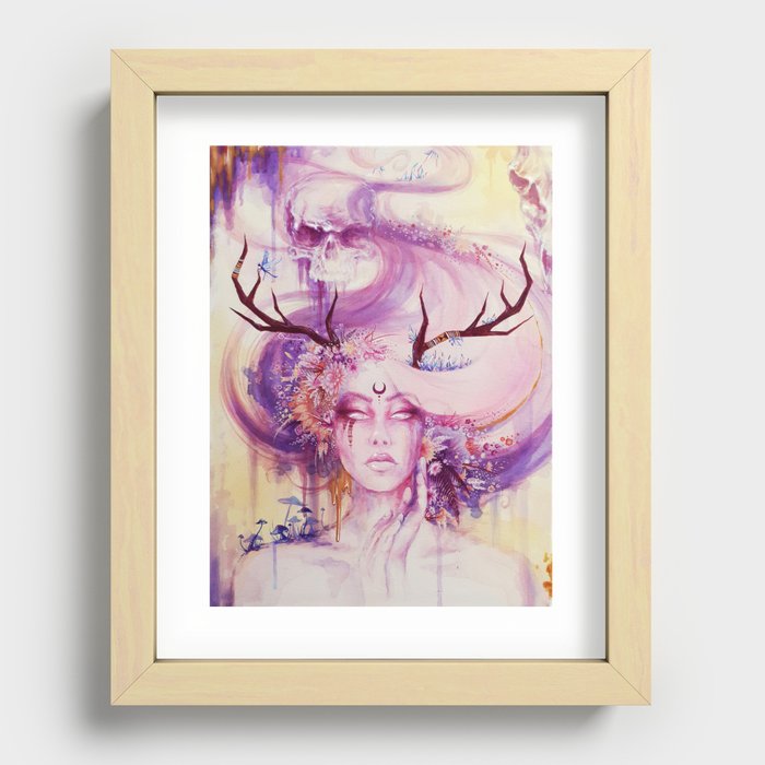 Mind and Nature. Recessed Framed Print