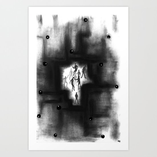 Us and Them Art Print