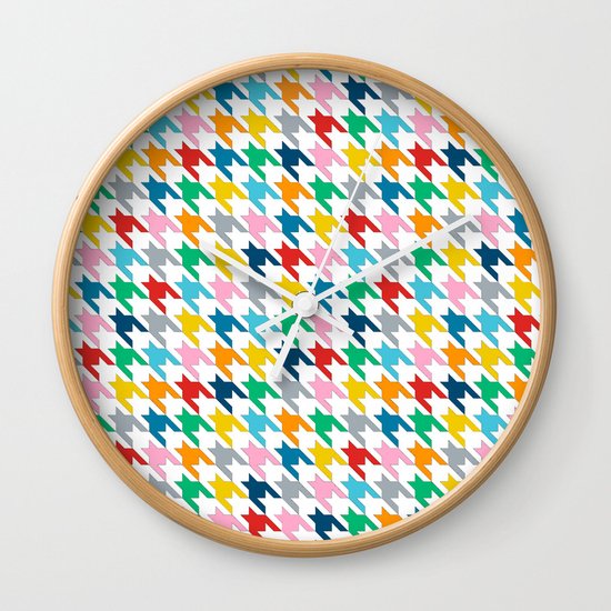 Puppytooth Wall Clock