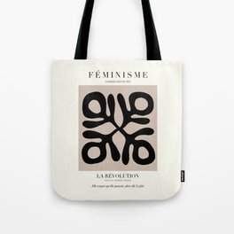 L'ART DU FÉMINISME X — Feminist Art — Matisse Exhibition Poster Tote Bag