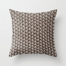 Crochet Knit Throw Pillow