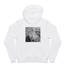 Dead and Alive  Hoody | Illustration, Black and White 
