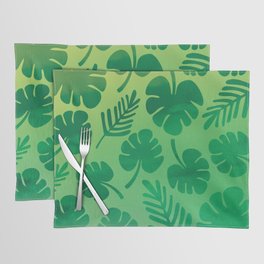 Tropical Palm Leaves Placemat
