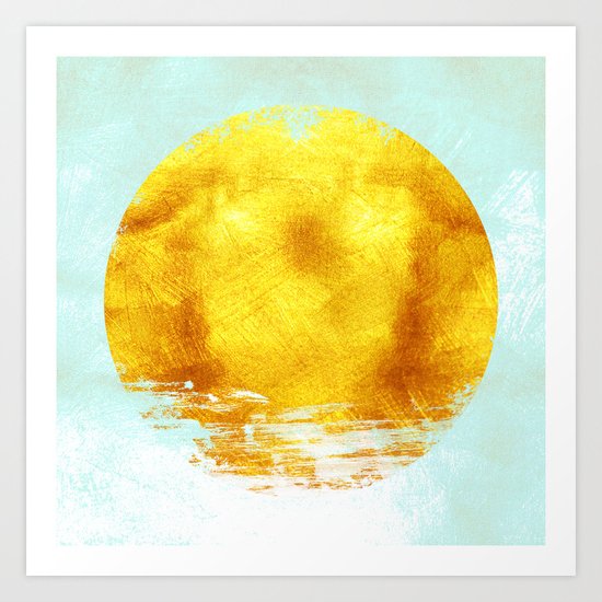 Gold Circle Art Print