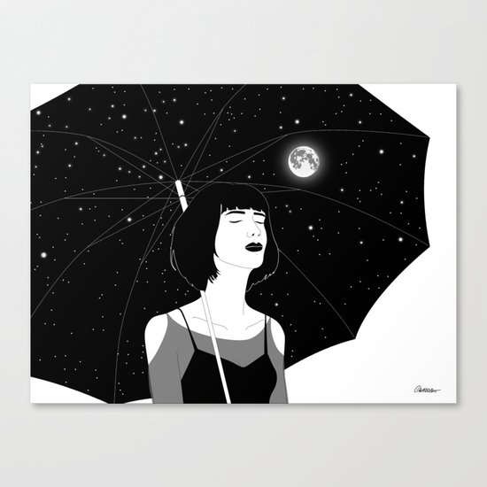 Under The Night Sky Canvas Print