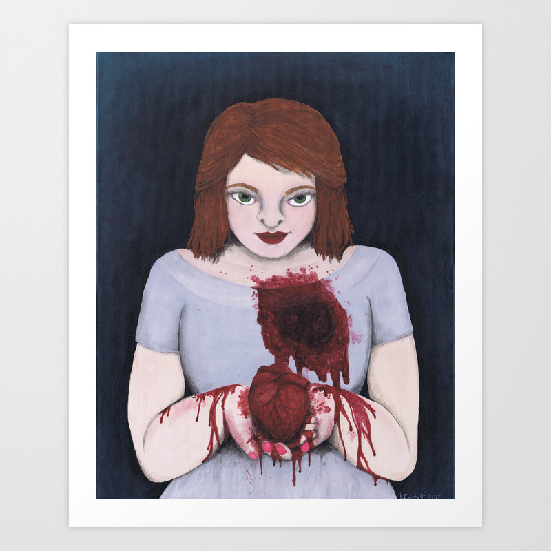 Give You My Heart Art Print By Silentorchid Society6