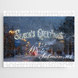 Season's Greetings from White Salmon Jigsaw Puzzle
