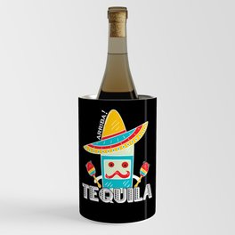 Arriba Tequila Drop Mexican Cinco De Maio Wine Chiller