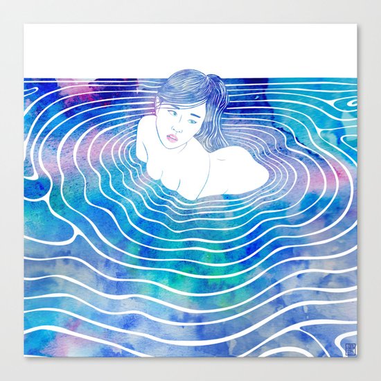 Water Nymph LXXXIX Canvas Print