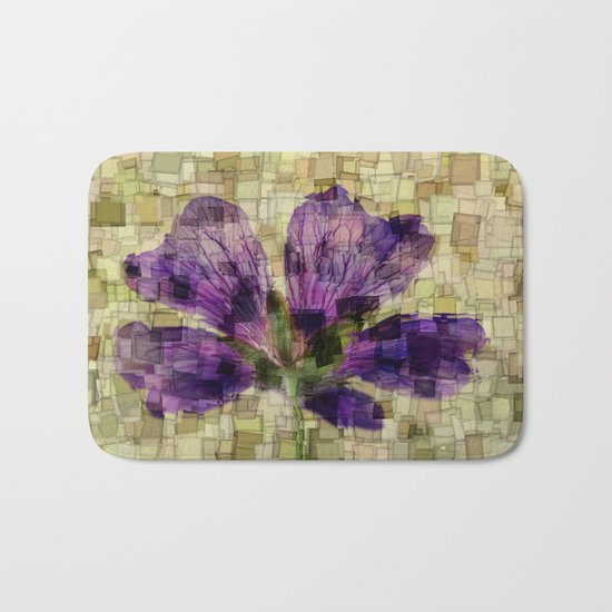Blóm Bath Mat