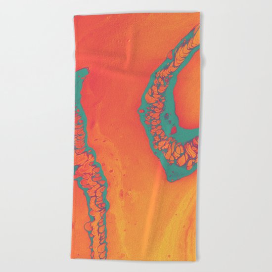 light my fire Beach Towel