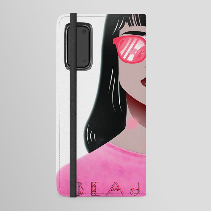 Beautiful Woman Android Wallet Case
