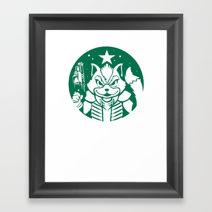 Starfox Coffee Framed Art Print