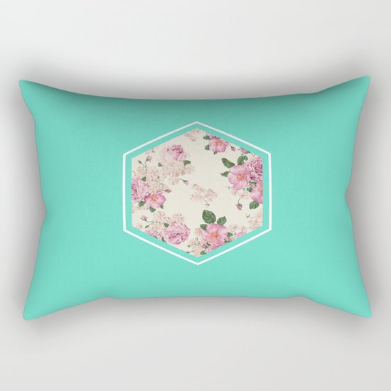 Floribus Sextae Rectangular Pillow