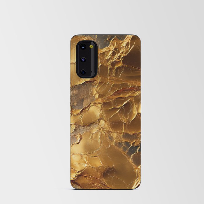 Gold foil surface #11 Android Card Case