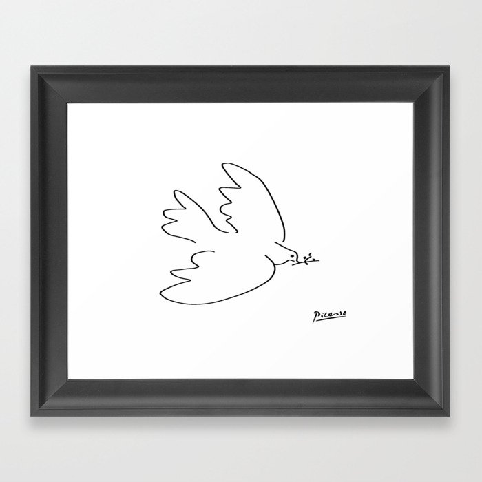 Picasso - Dove of Peace 01 Framed Art Print