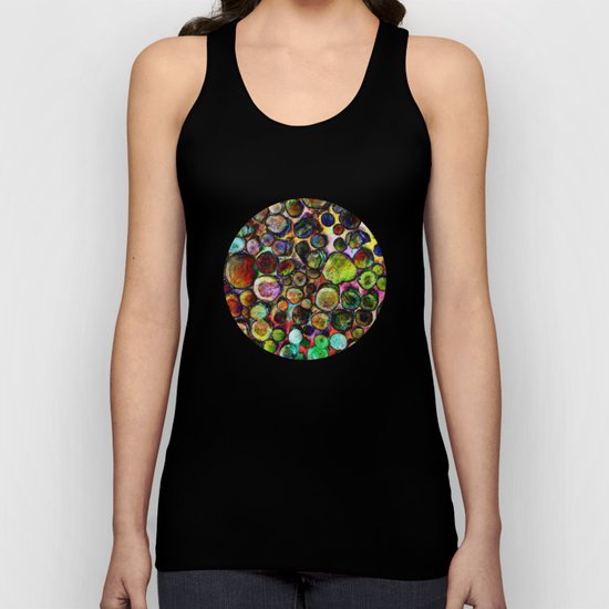 Colored Wood Pile 2 Unisex Tank Top